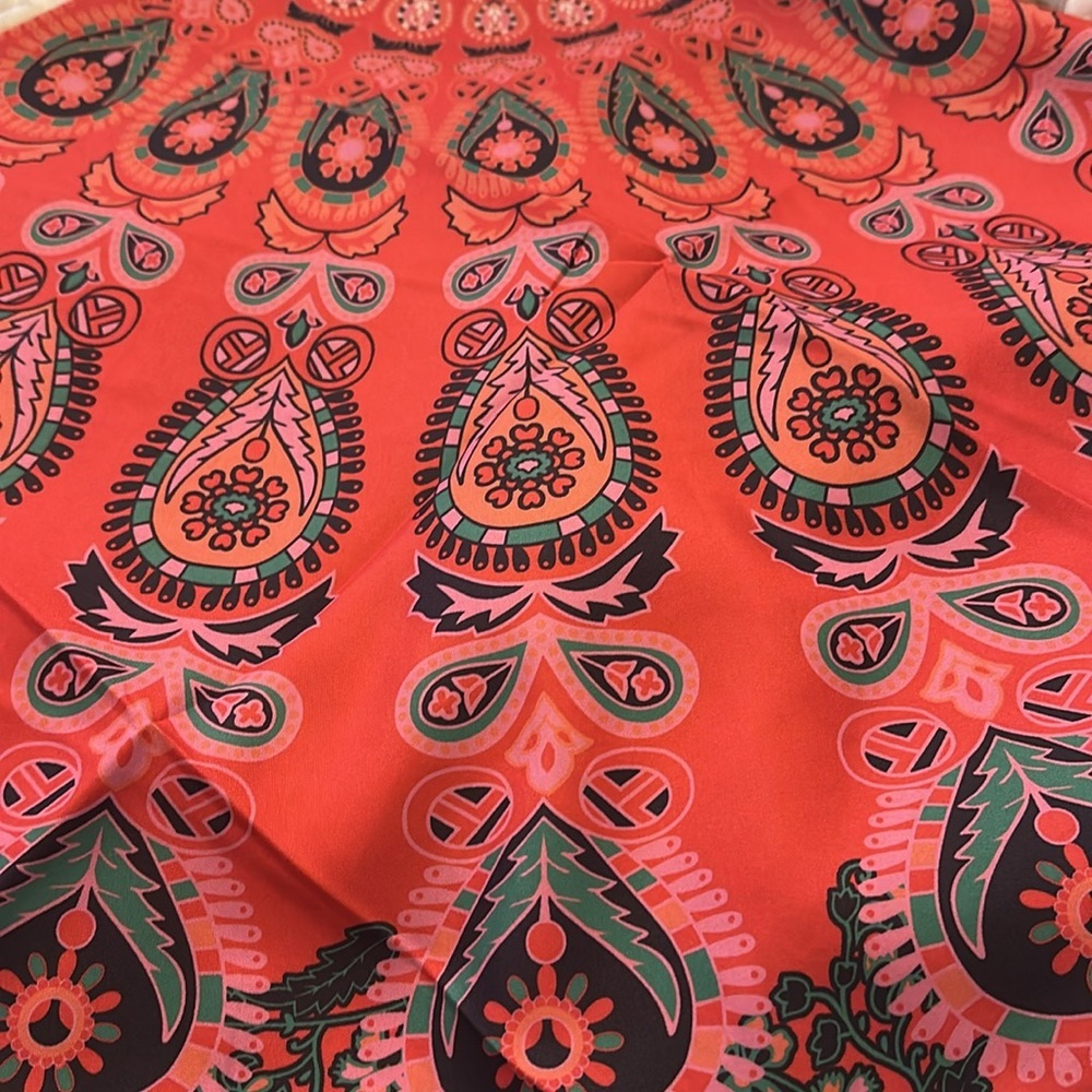 Boho Colorful Paisley Pattern Fabric Tapestry - Picture 3 of 4